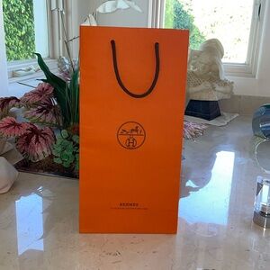 Authentic Hermes shopping bag